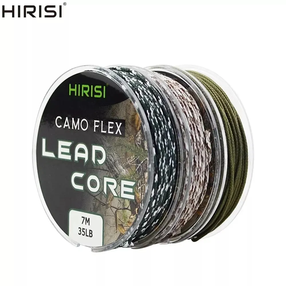 Hirisi Leadcore Línea de aparejo para carpa trenzada multicolor