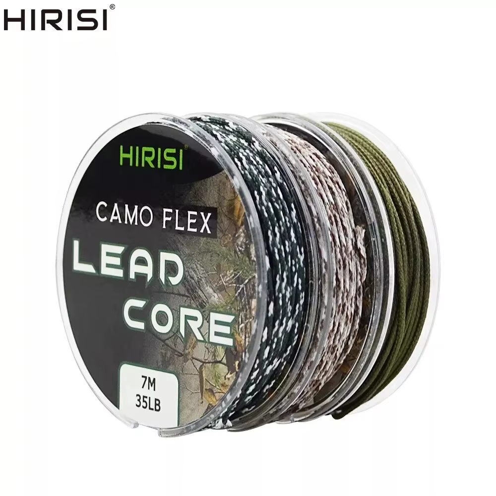 Hirisi Leadcore Línea de aparejo para carpa trenzada multicolor