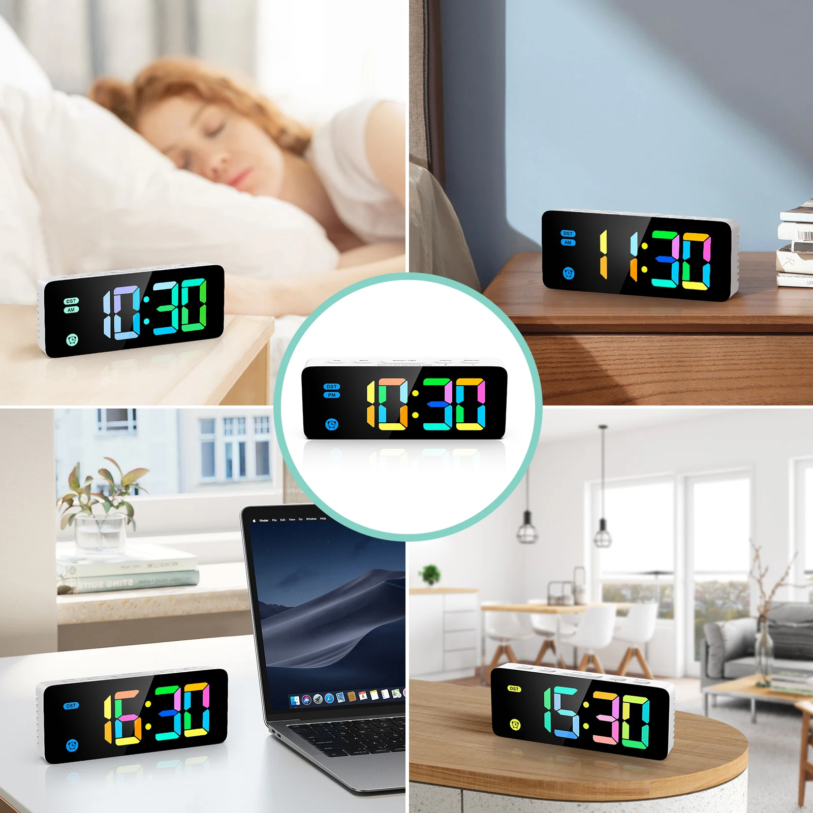 Reloj ORIA en uso nocturno