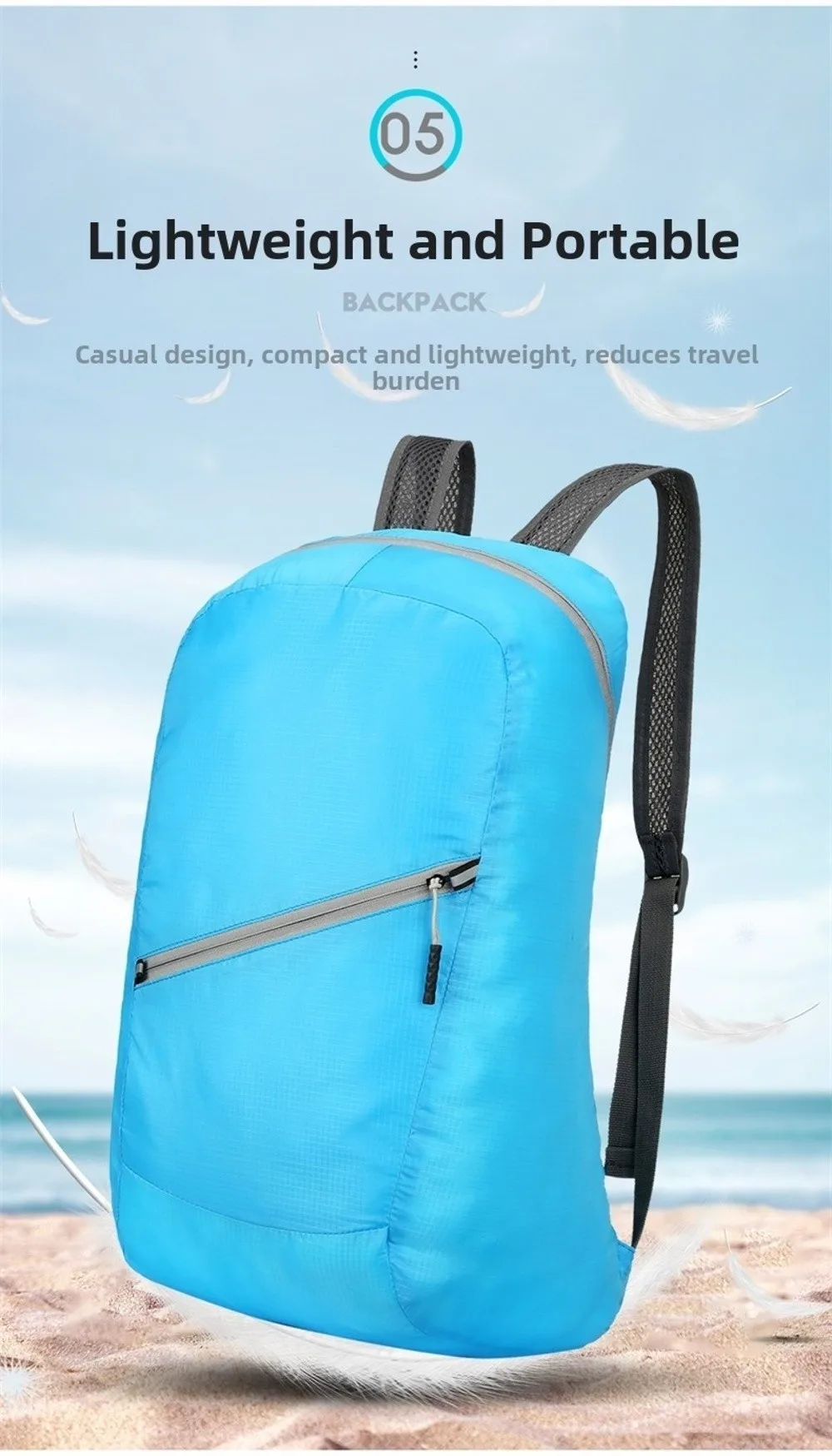 Mochila plegable para llevar en el día a día