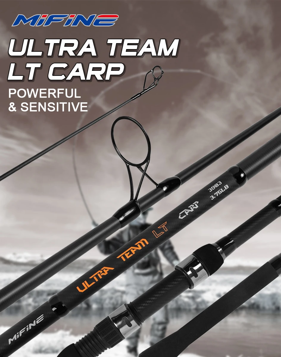 Caña MIFINE ULTRA TEAM LT CARP para carpa y surfcasting