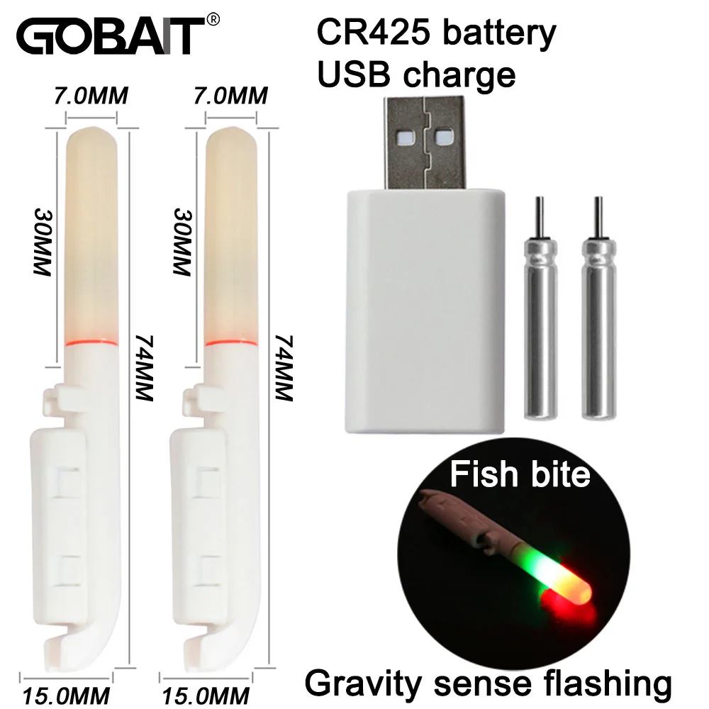 Indicador de picada LED CR425 – Recargable para pesca nocturna