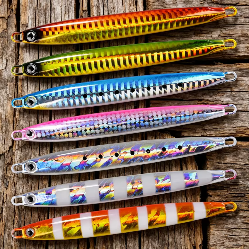 SSZ Jigs metálicos ultraligeros para jigging desde costa - imagen 5