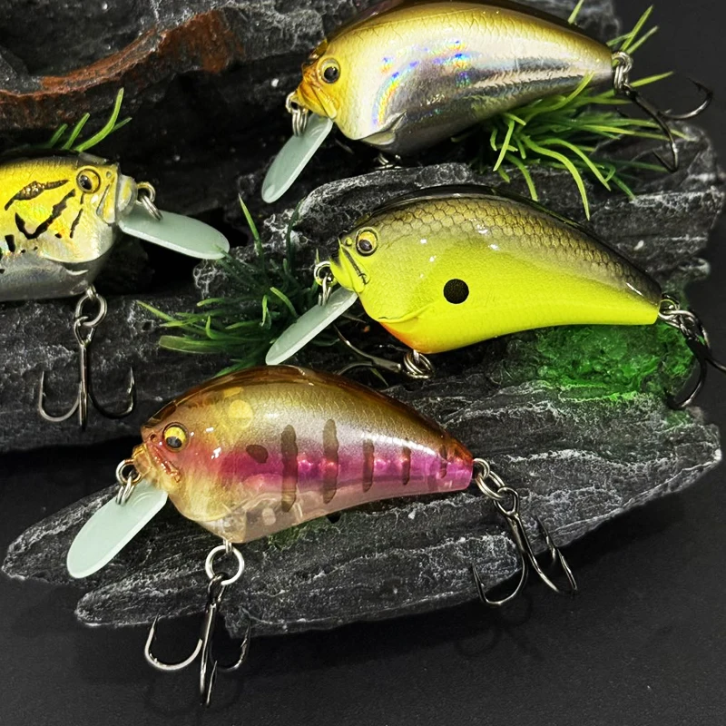 Señuelo crankbait flotante para lubina con sonido, wobbler