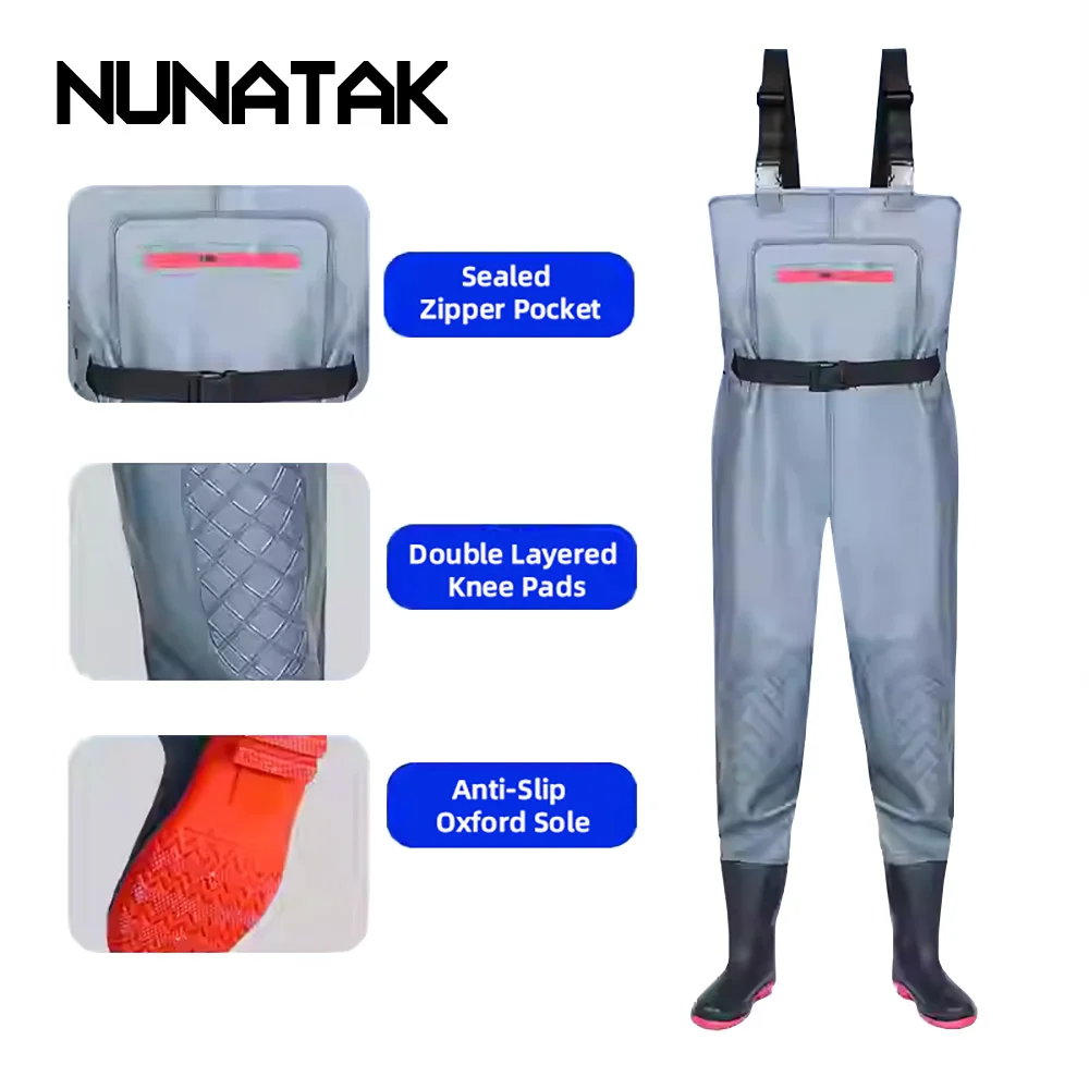 Pantalones impermeables NUNATAK para pesca y vadear en roca invernal - imagen 2