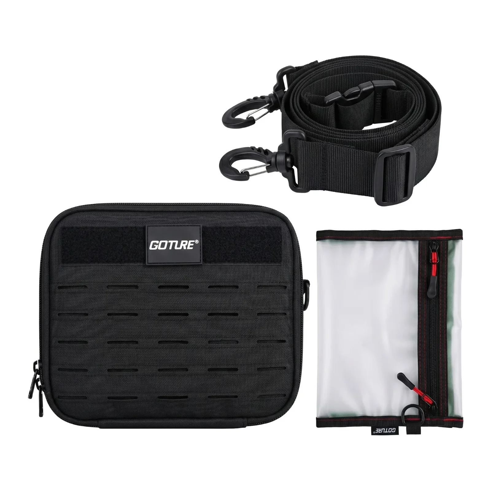 Bolsa de almacenamiento de aparejos impermeable estilo bandolera