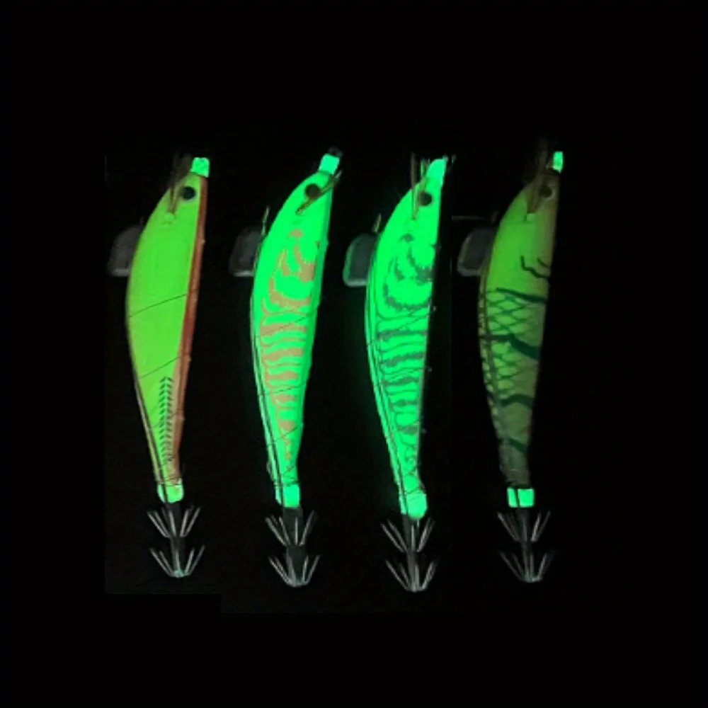 Juego de 4 unidades para pesca de cefalópodos
