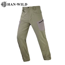 Pantalones de pesca secado rápido para hombre — tácticos ligeros