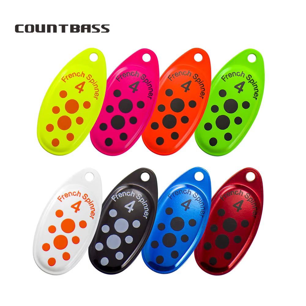 COUNTBASS Señuelo giratorio para trucha - hojas francesas - tamaño 2-5 - imagen 5