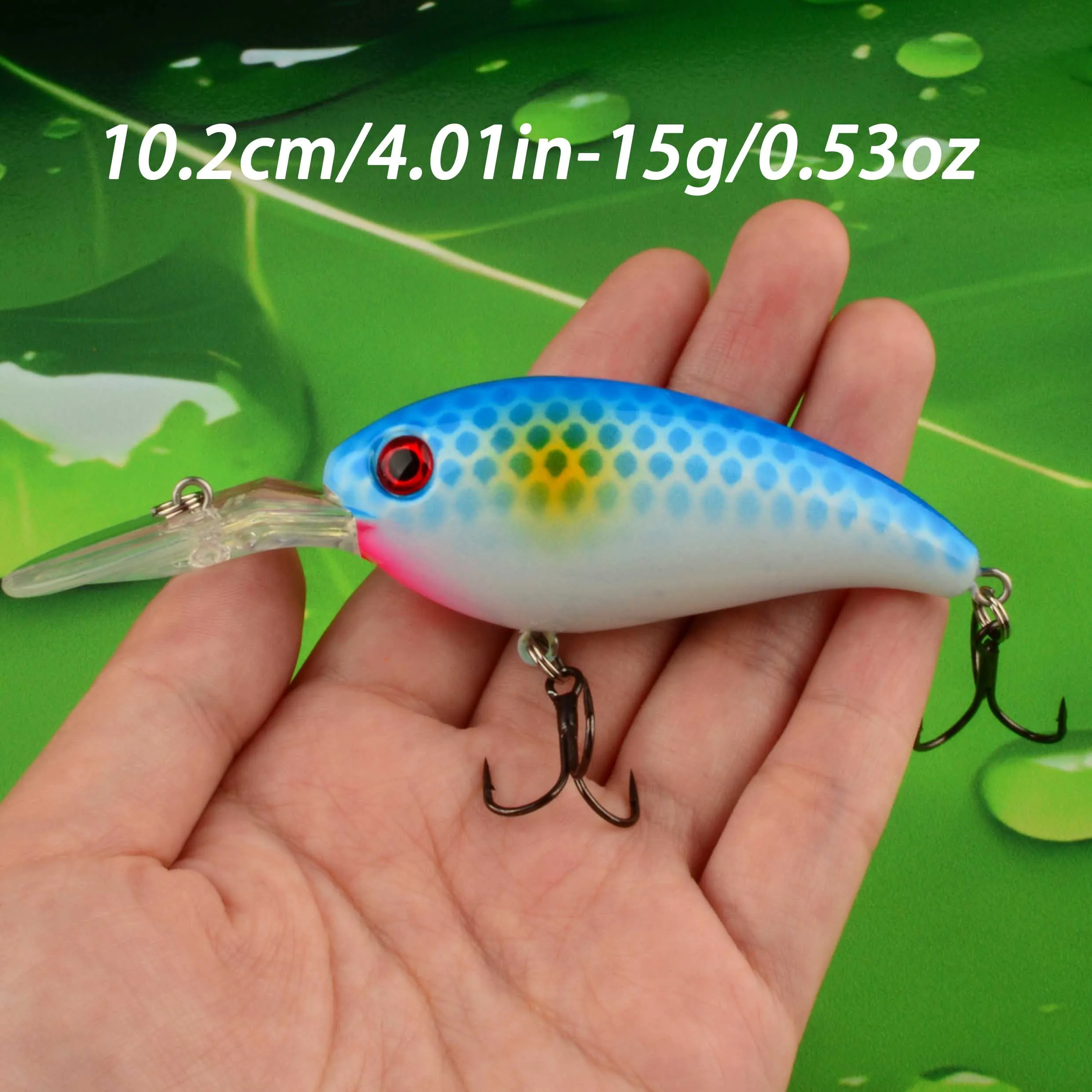 Señuelo Jerkbait flotante Minnow lengua larga para lubina y lucio - imagen 2