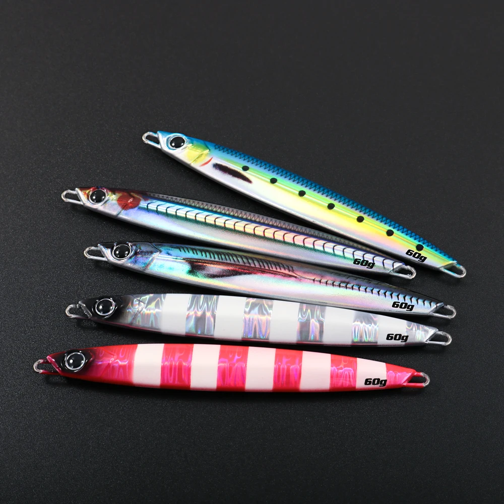 Señuelo jigging vertical metal UV de largo alcance para lubina - imagen 3