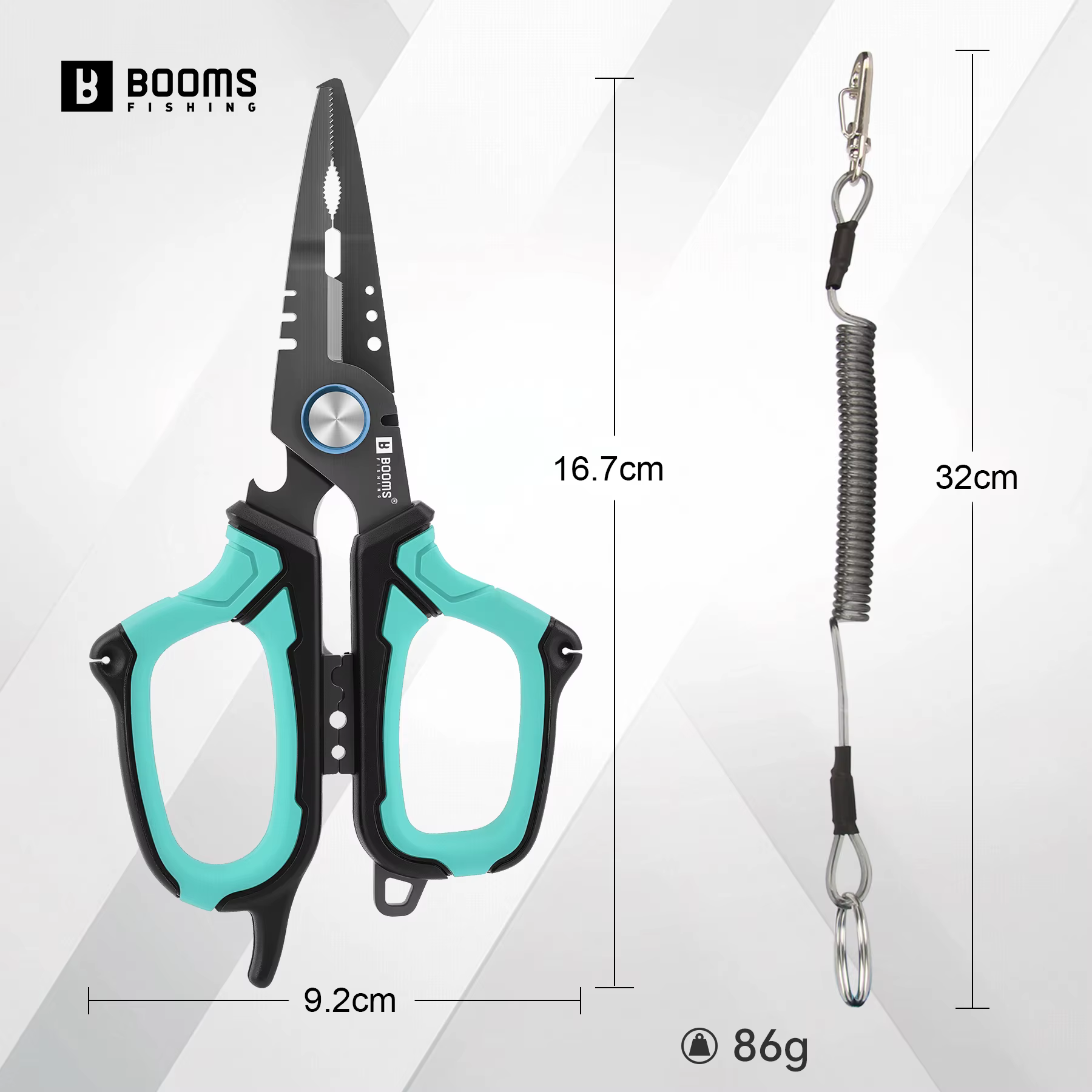 Alicates de Pesca Booms Fishing – Multifunción Acero Inoxidable - imagen 4