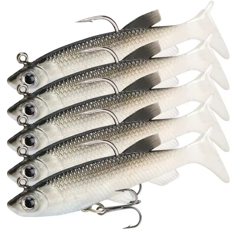 Señuelos de Vinilo 8,5 cm para Pesca con Anzuelos - imagen 4