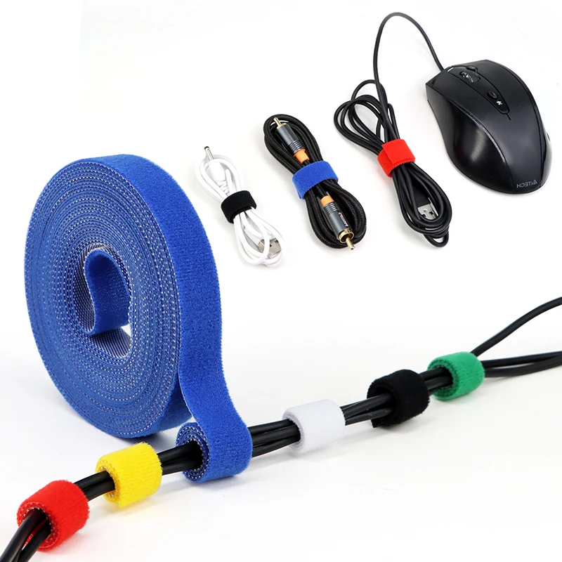 Bridas de nylon reutilizables con gancho y bucle para sujeción - imagen 3