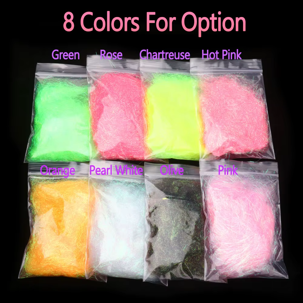 Bimoo Ice Dub Fibers – Fibras ultrafinas para ninfas y moscas secas - imagen 3