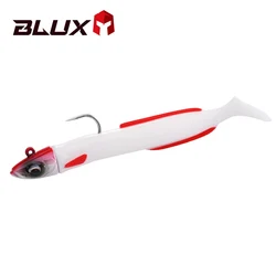 BLUX Mini Happy Sandeel vinilos cola de pala jig head plomado