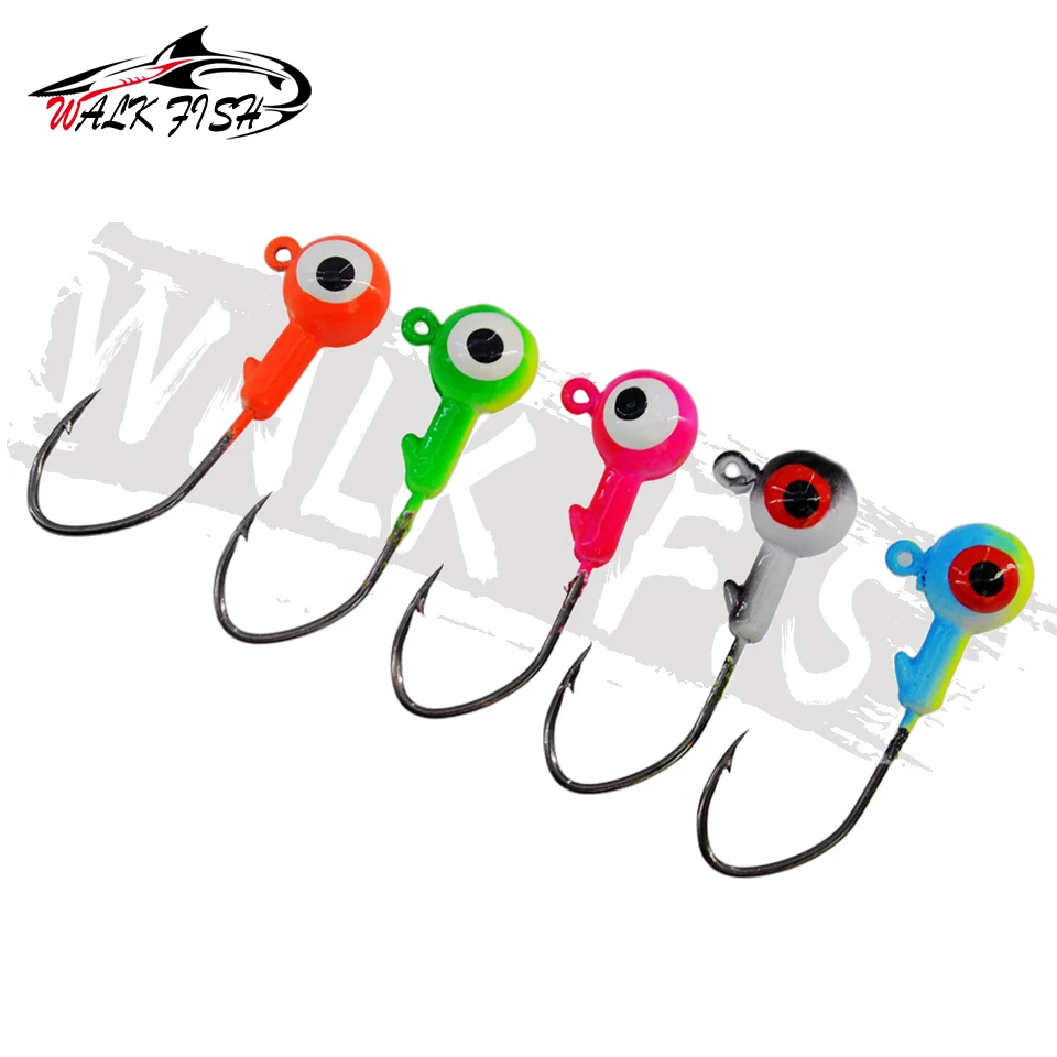 Anzuelos Jig Head WALK FISH con cabeza redonda para truchas - imagen 3