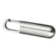 Pastillero de acero inoxidable impermeable con llavero compacto