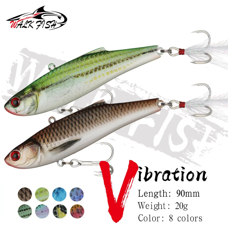 Señuelo VIB WALK FISH – Cebo duro para lubina y carpa