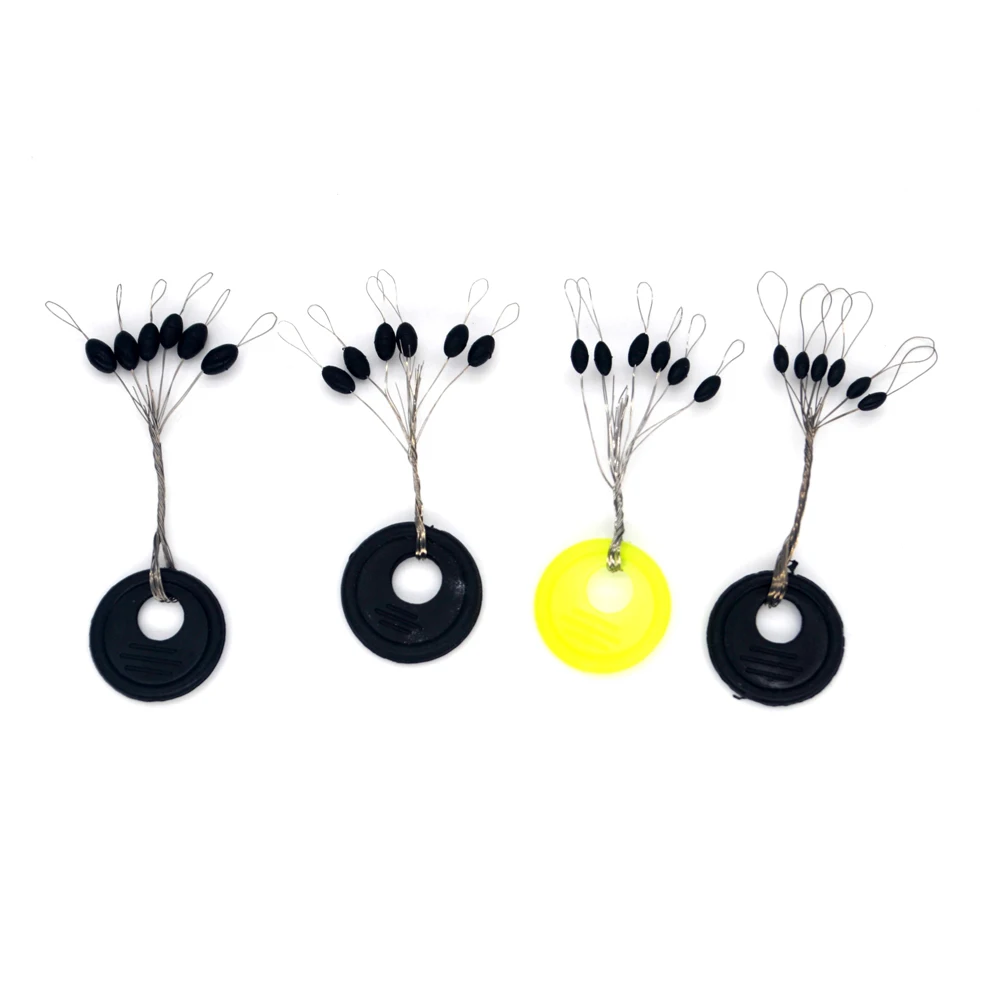 MNFT Flotador Bobber negro tapón oval y cilíndrico para precisión - imagen 4