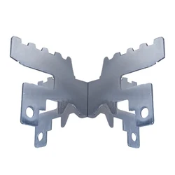 Soporte Estufa Camping Desmontable Acero Inoxidable – Forma Mariposa