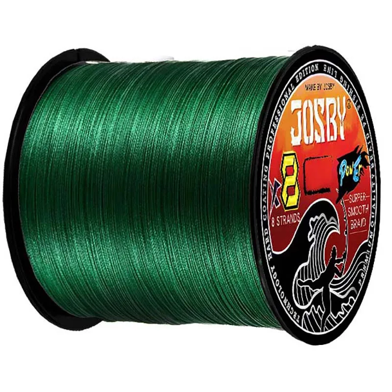 Línea de pesca trenzada multifilamento JOSBY para pesca con mosca y carpa - imagen 2