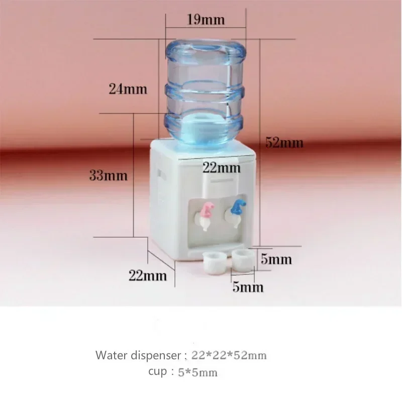 Mini dispensador de agua para casa de muñecas y decoración - imagen 3
