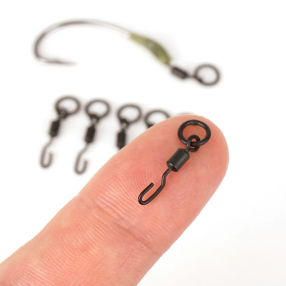Hirisi AE008 Conectores giratorios de pesca con anilla sólida - imagen 2