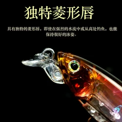 Jerkbait flotante AOCLU – Wobbler Minnow para lubina y trucha