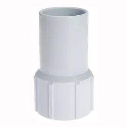 Conector de manguera para piscina blanco – Unión de 1¼ a 1½ pulgadas