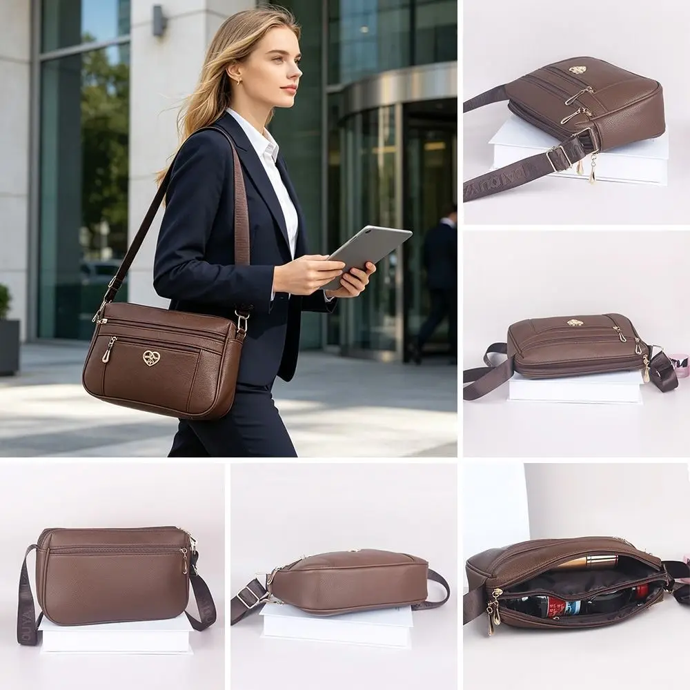 Bolso bandolera de PU piel sintética gran capacidad – mujer