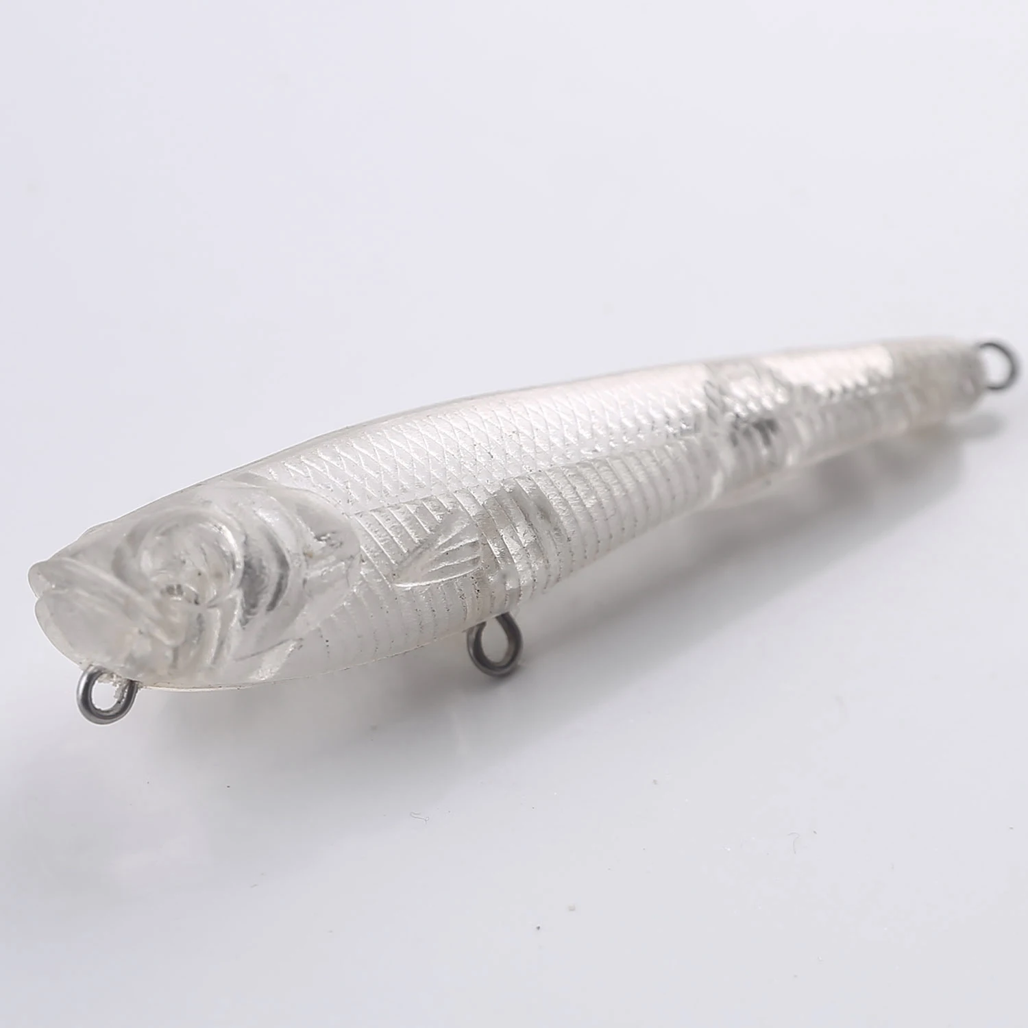 FREE FISHER señuelos de lápiz transparentes DIY para lubina