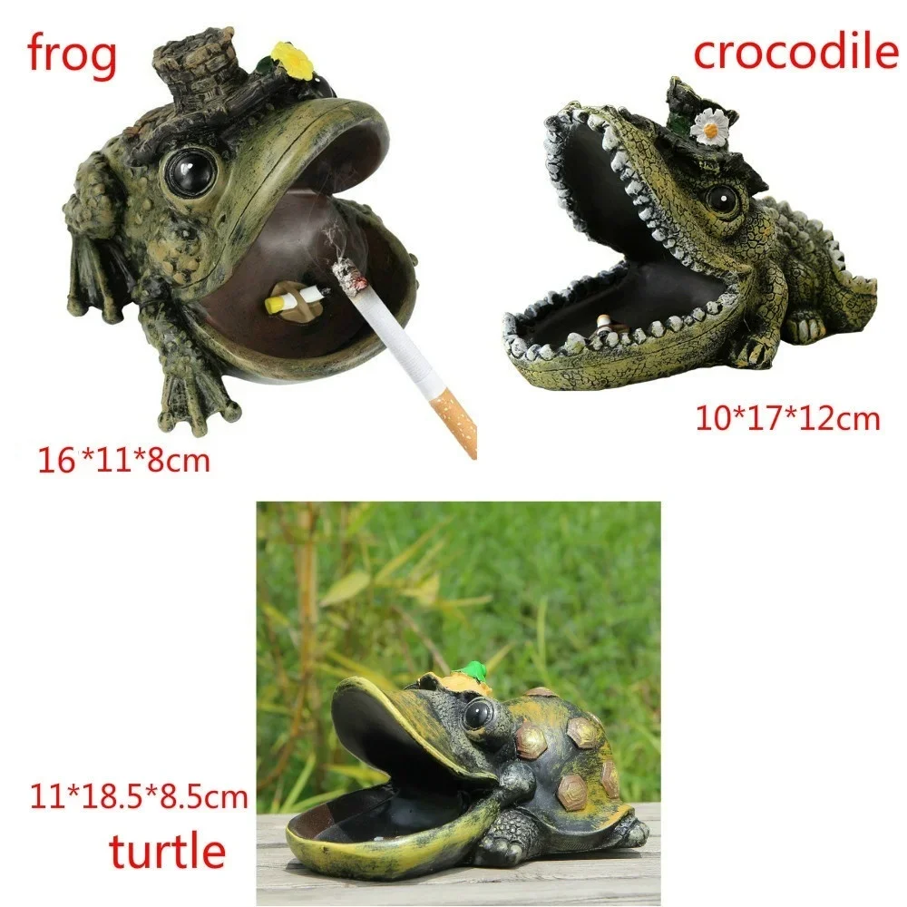 Cenicero de jardín con diseño de tortuga
