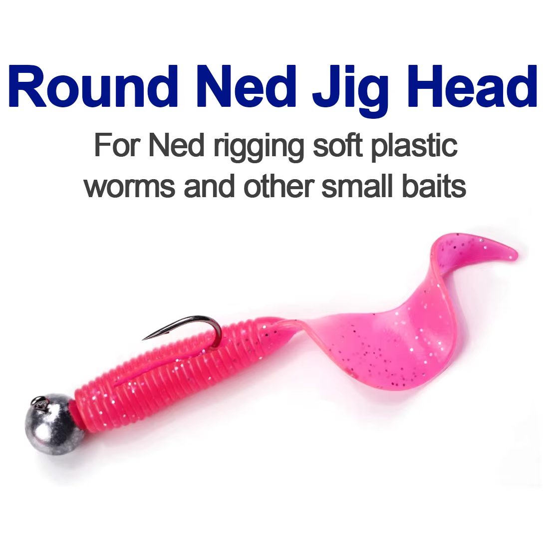 FishTrip Ned Jig Head sin malezas – Agua dulce y salada - imagen 3