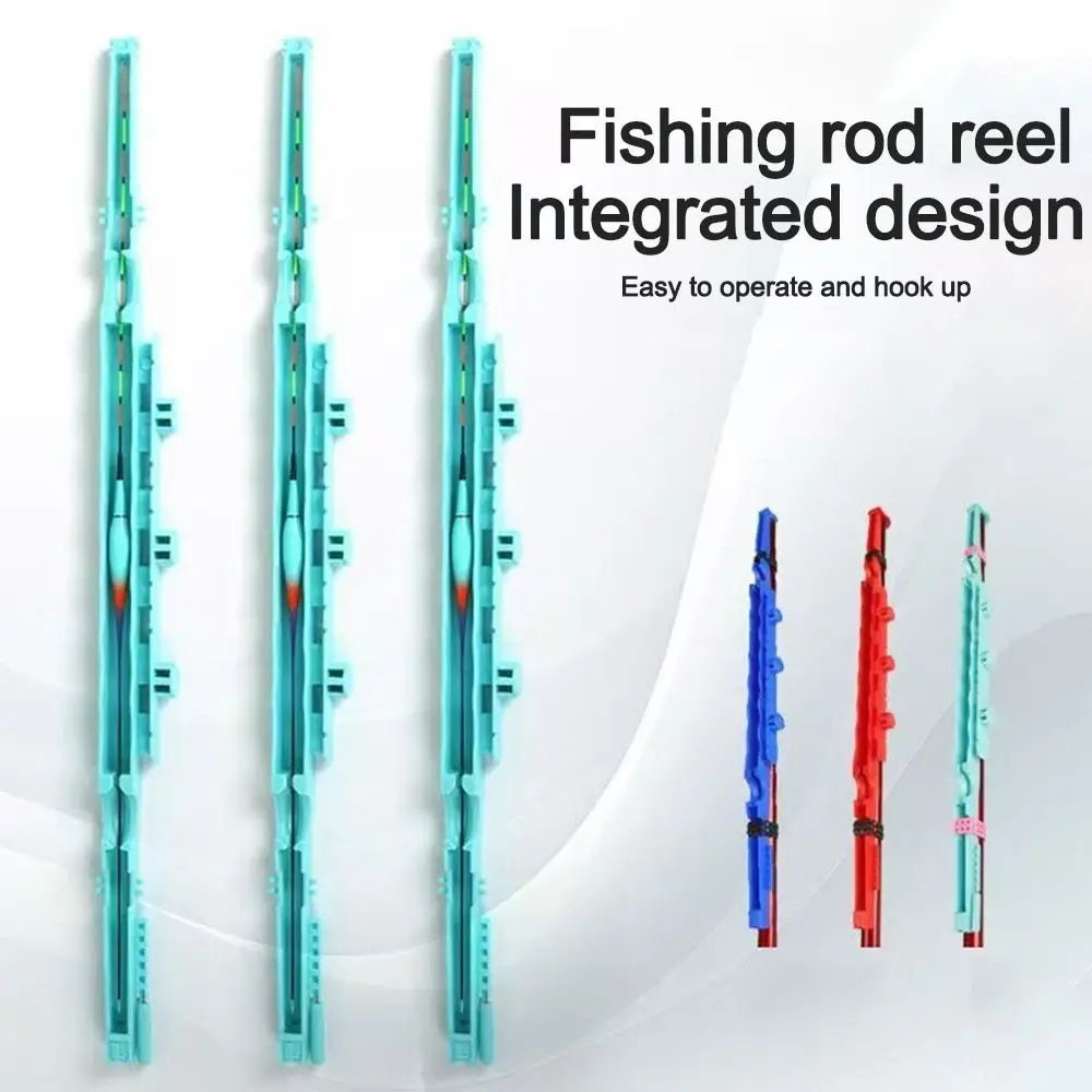 Carrete de pesca portátil de plástico con enrollado rápido y tabla - imagen 4