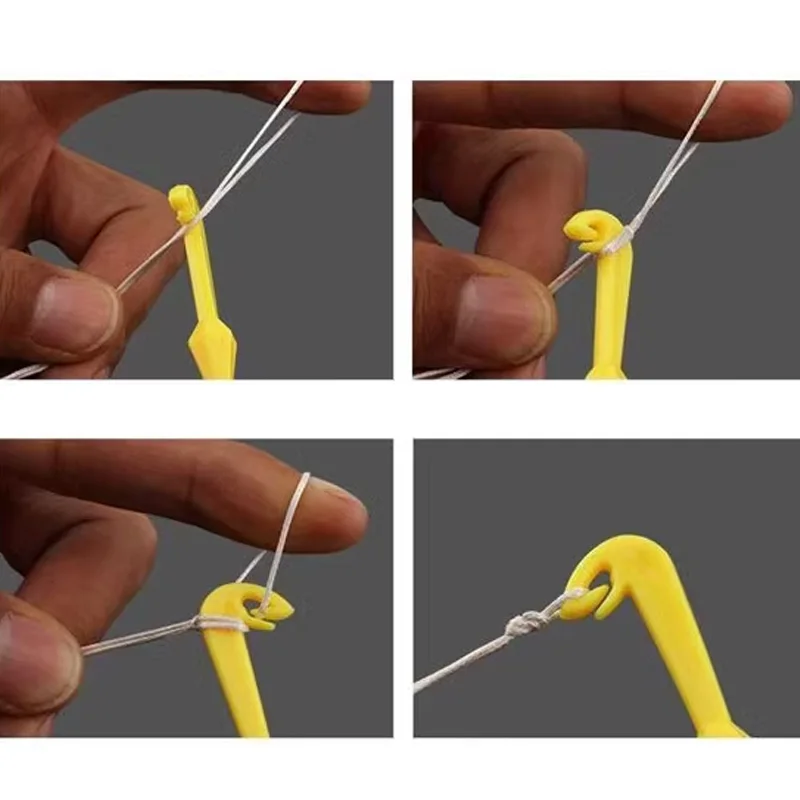 Ackibbik Herramienta para atar moscas y nudos – quitador de anzuelos - imagen 4