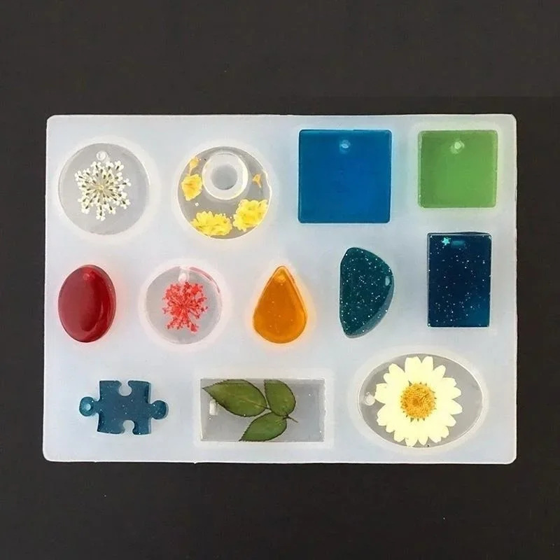 Moldes de silicona para cabujones y resina de fundición