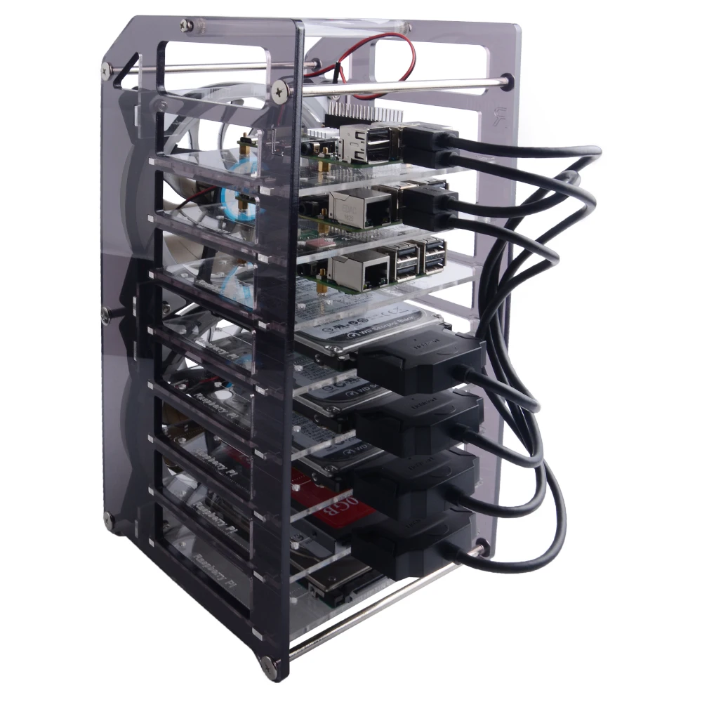 Caja acrílica multicapa para Raspberry Pi 5 - imagen 2