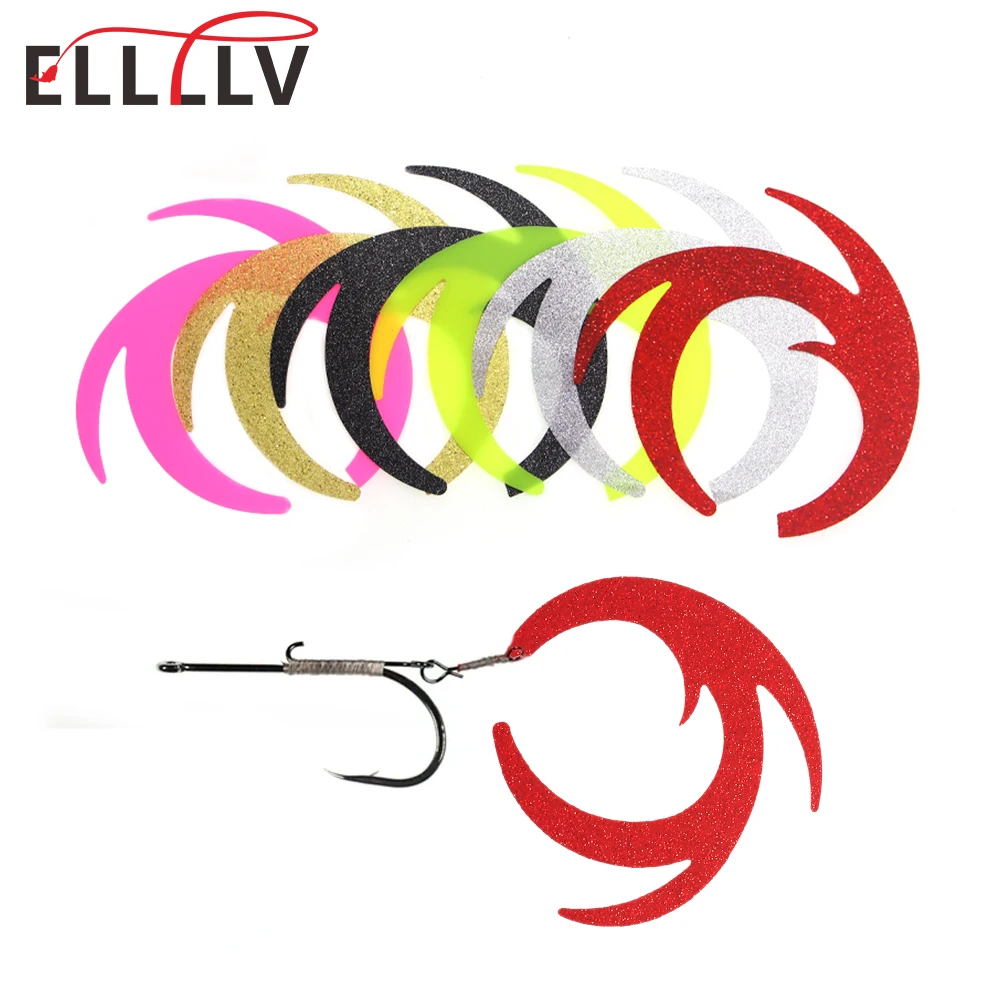 Streamer Twist Wiggle Tail para Pike, Bass y Steelhead