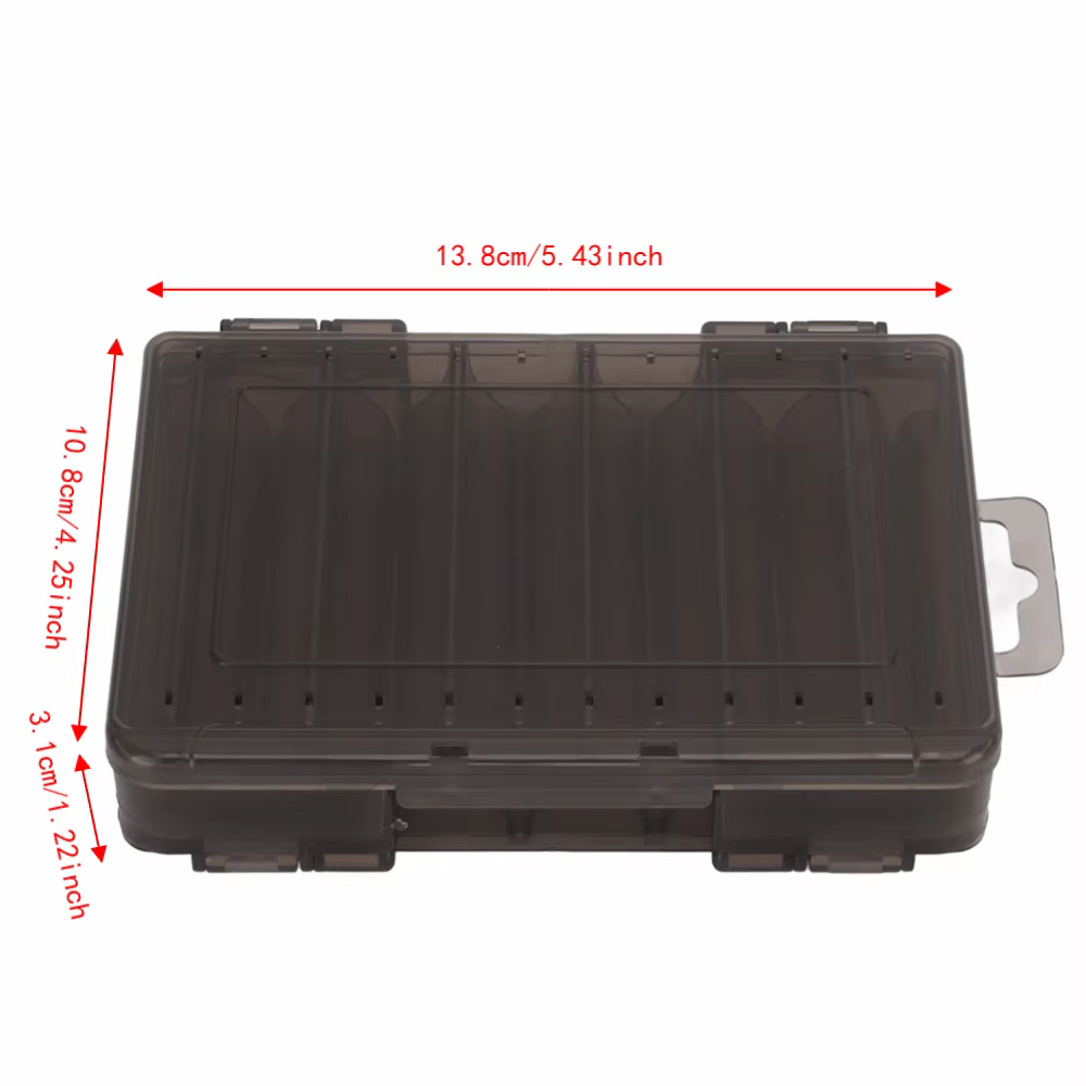 Organizador de Señuelos Impermeable 12 Compartimentos con Asa - imagen 4