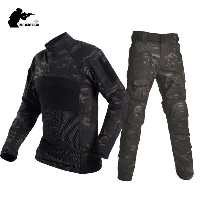 Flog A2F218: Traje táctico camuflaje para Airsoft con rodilleras - imagen 3
