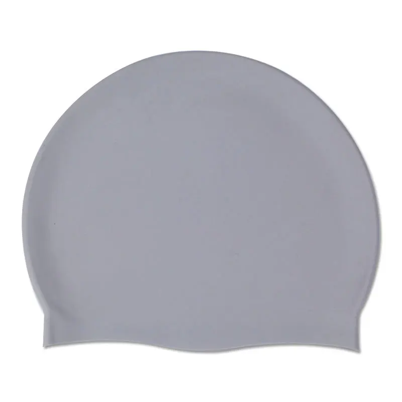 Gorro natación silicona impermeable para cabello largo unisex - imagen 3