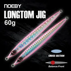 NOEBY Longtom Jig de largo alcance con hueso central reforzado