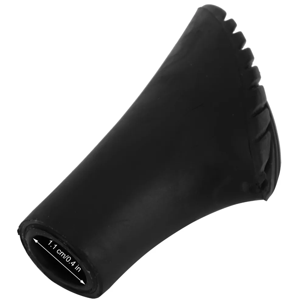 Puntas de repuesto PVC negro para bastones de trekking 11 mm - imagen 3