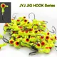 Jig Head con anzuelo para vinilo colorido – Trucha y lubina - imagen 4