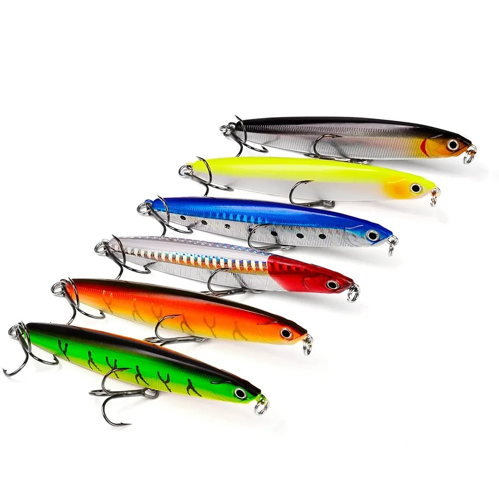 Señuelo minnow hundible de lanzamiento largo biónico, plástico - imagen 4