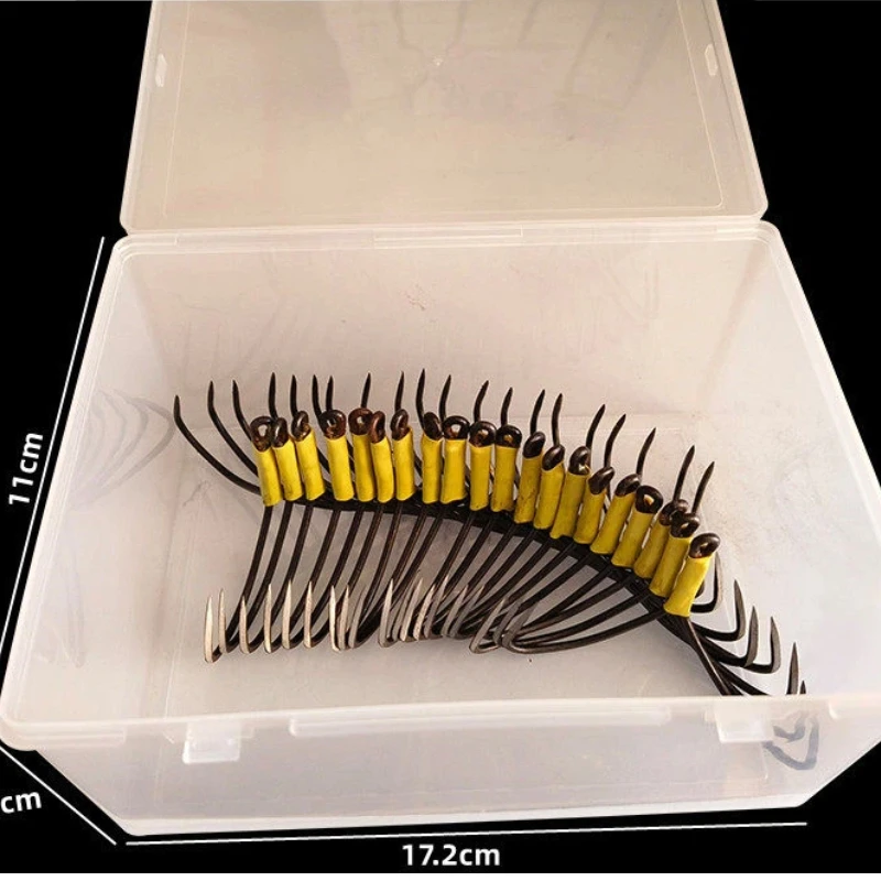Anzuelo triple de acero alto carbono diseño mariposa para pesca gigante - imagen 2