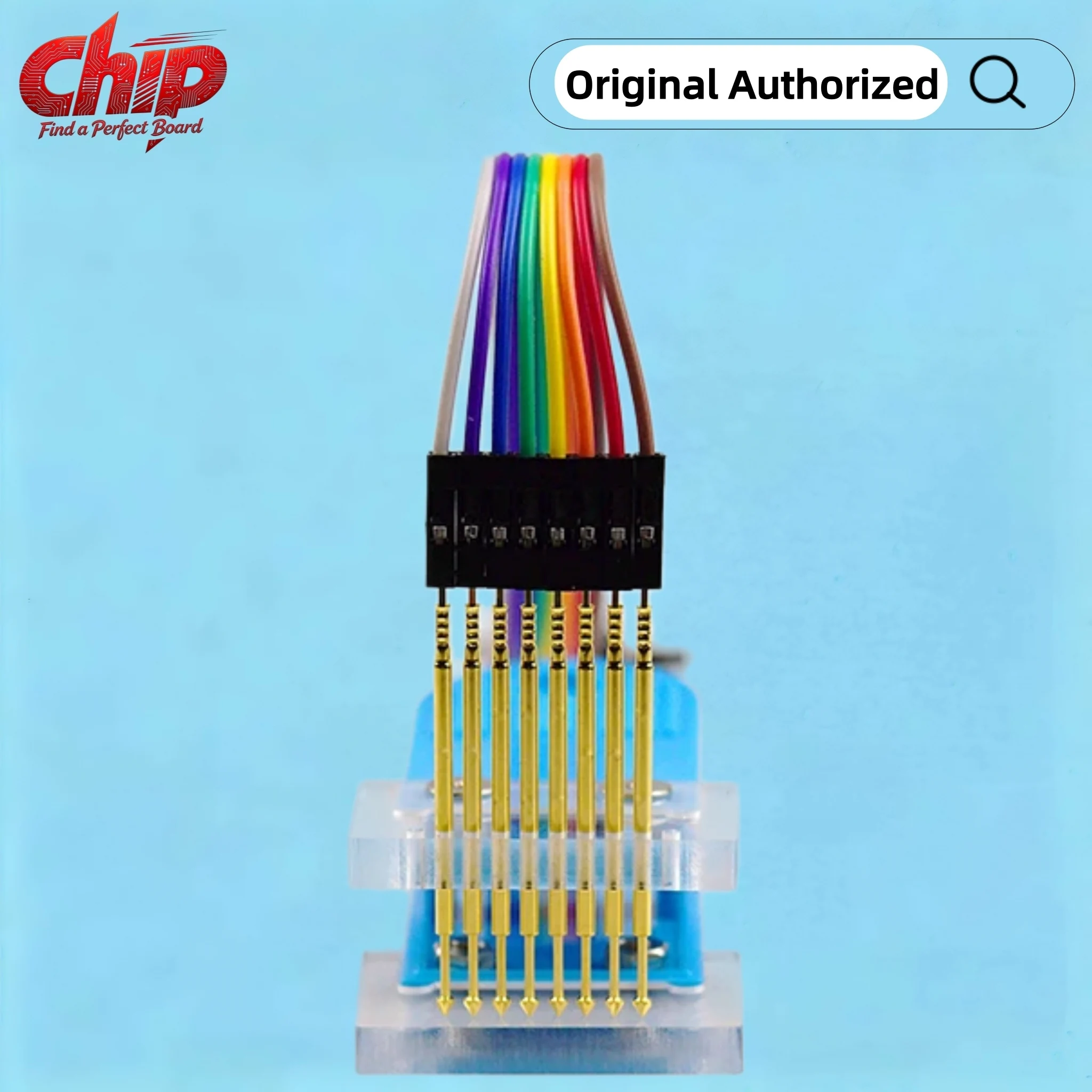 Pinza de sujeción PCB para programación y descarga pogo chapado oro - imagen 4