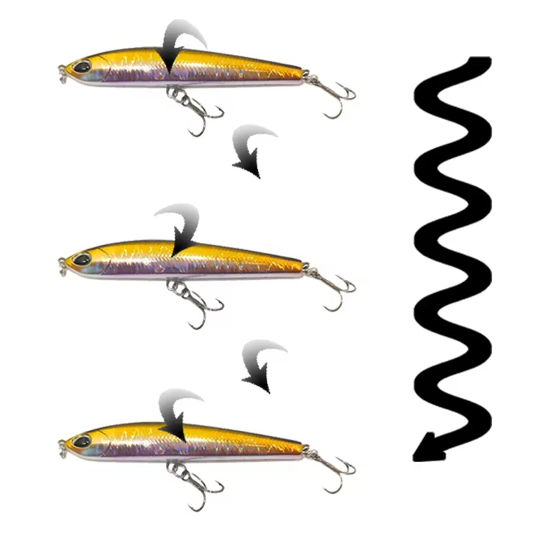OUTKIT Señuelo lápiz hundido para agua dulce - para trucha y lucio - imagen 2
