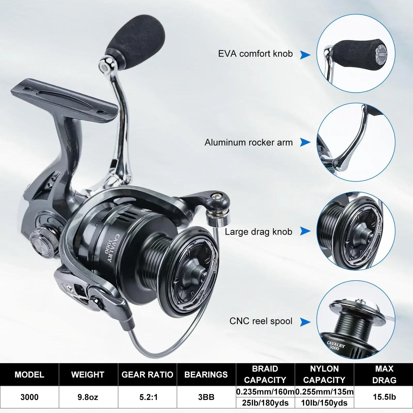 Bandejas y accesorios de pesca